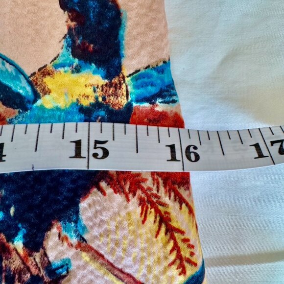 Pink 100% Silk Floral Bird Print Cami Dress - Picture 14 of 16